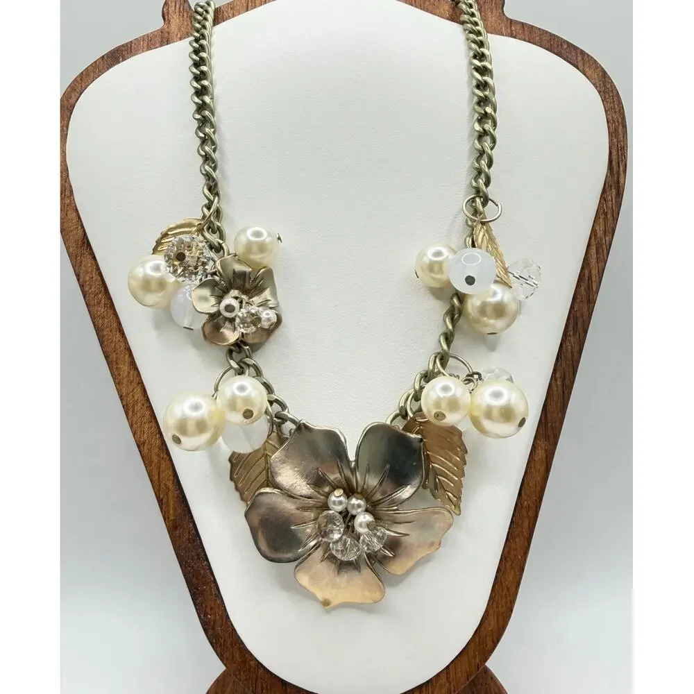 Gold Statement Necklace Set – 2 Pc Mixed Designs